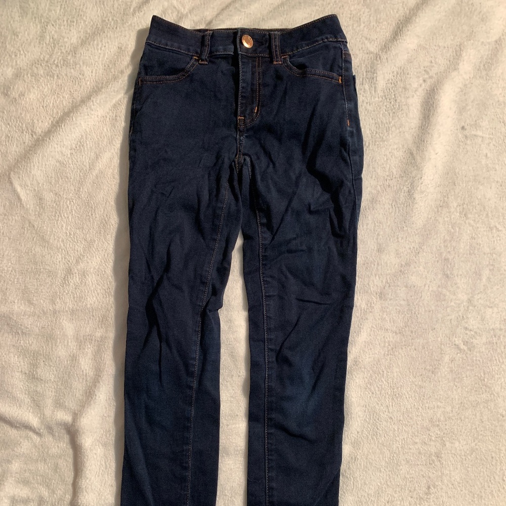 American Eagle Outfitters dark wash hi rise jegging
